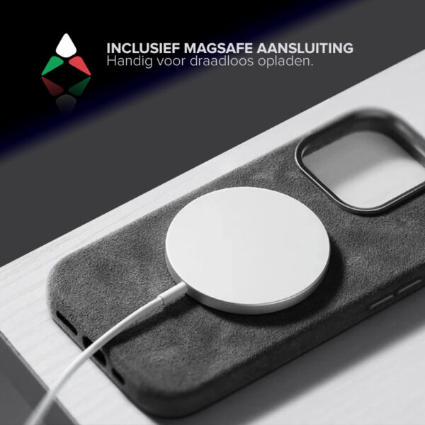 alcantara hoesje inclusief magsafe